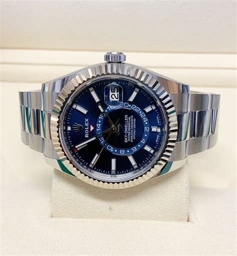 rolex sky dweller steel for sale